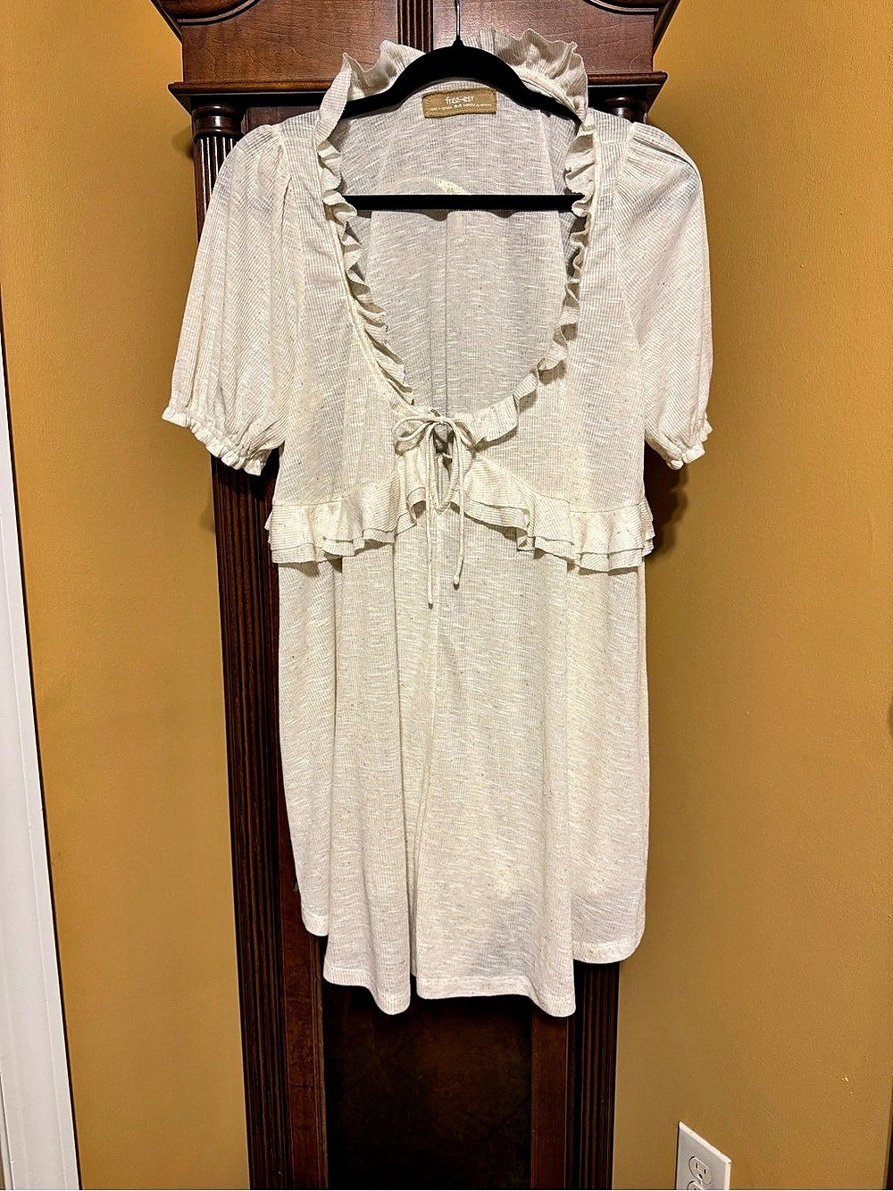 Free-EST by Free People “Casey”Romper in Off White Size Medium
